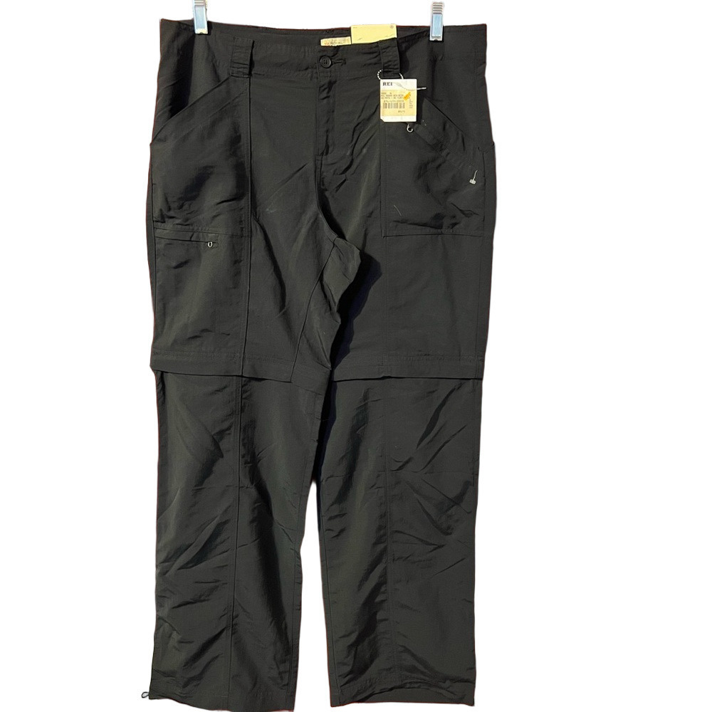 Royal Robbins Back Country Convertible Black Trousers Durable Outdoor Wear 16